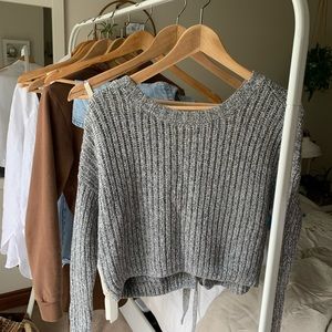 Knit Cropped Sweater
